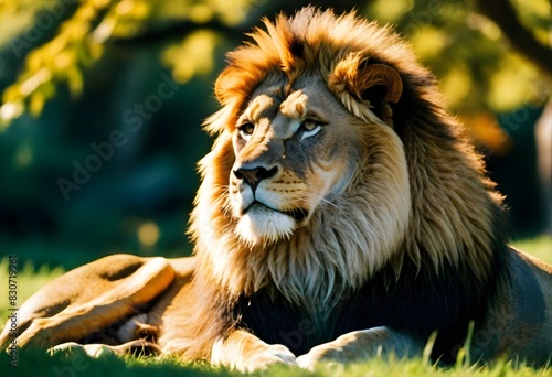 lion in jungle  651 