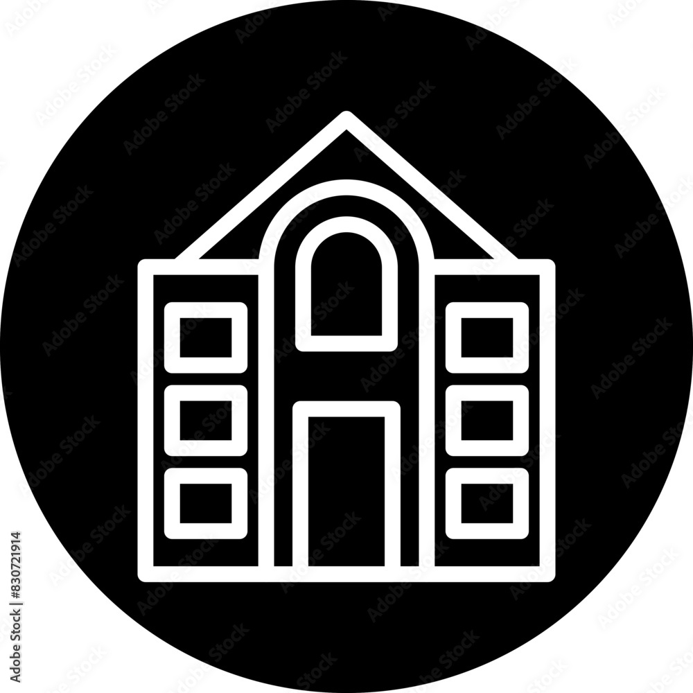 Vector Design Museum Icon Style Vector Design Museum Icon Style