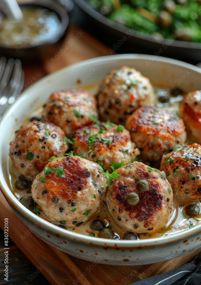 Königsberger Klopse - Meatballs in a creamy white sauce with capers Königsberger Klopse - Meatballs in a creamy white sauce with capers