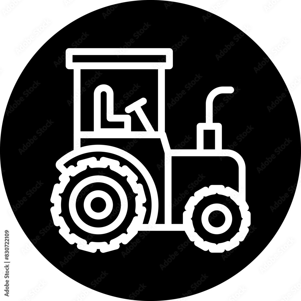 Vector Design Tractor Icon Style Vector Design Tractor Icon Style