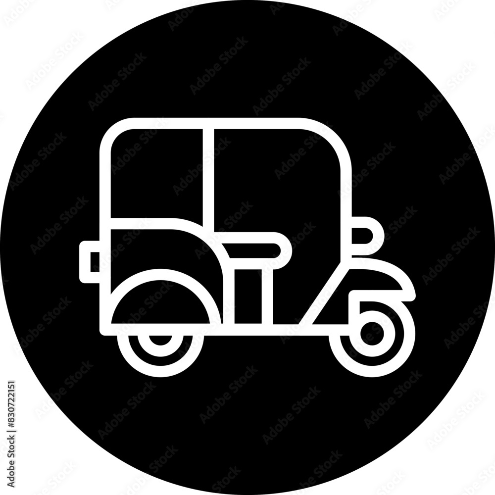 Vector Design Tuk Tuk Icon Style Vector Design Tuk Tuk Icon Style