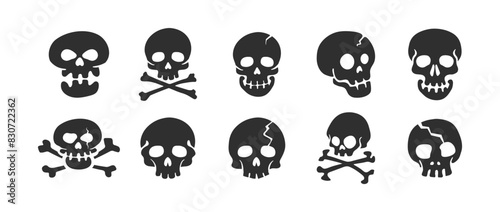 Skull Illustration Vector Set