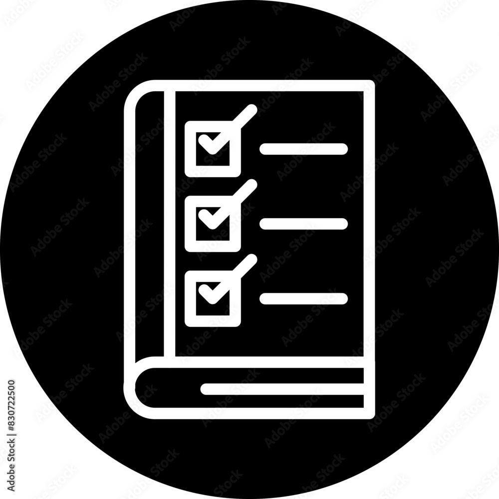 Vector Design Book List Icon Style Vector Design Book List Icon Style