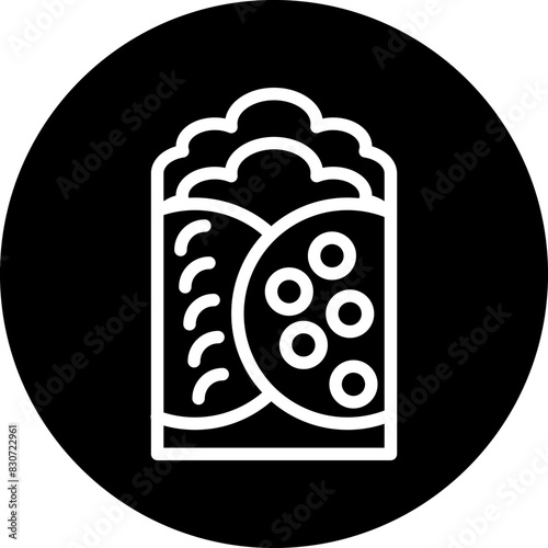 Vector Design Chimichanga Icon Style