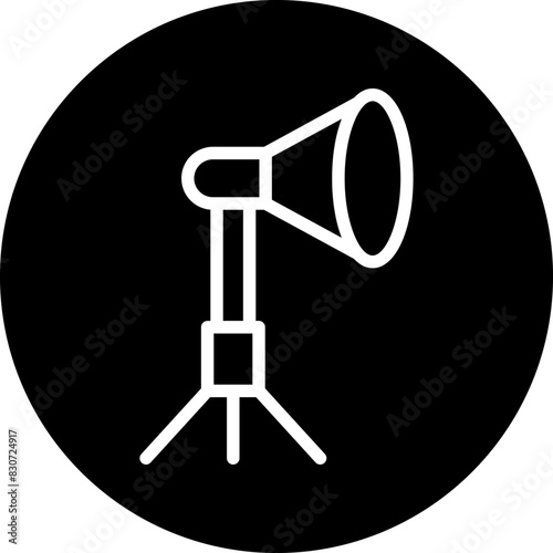 Vector Design Camera Reflector Icon Style