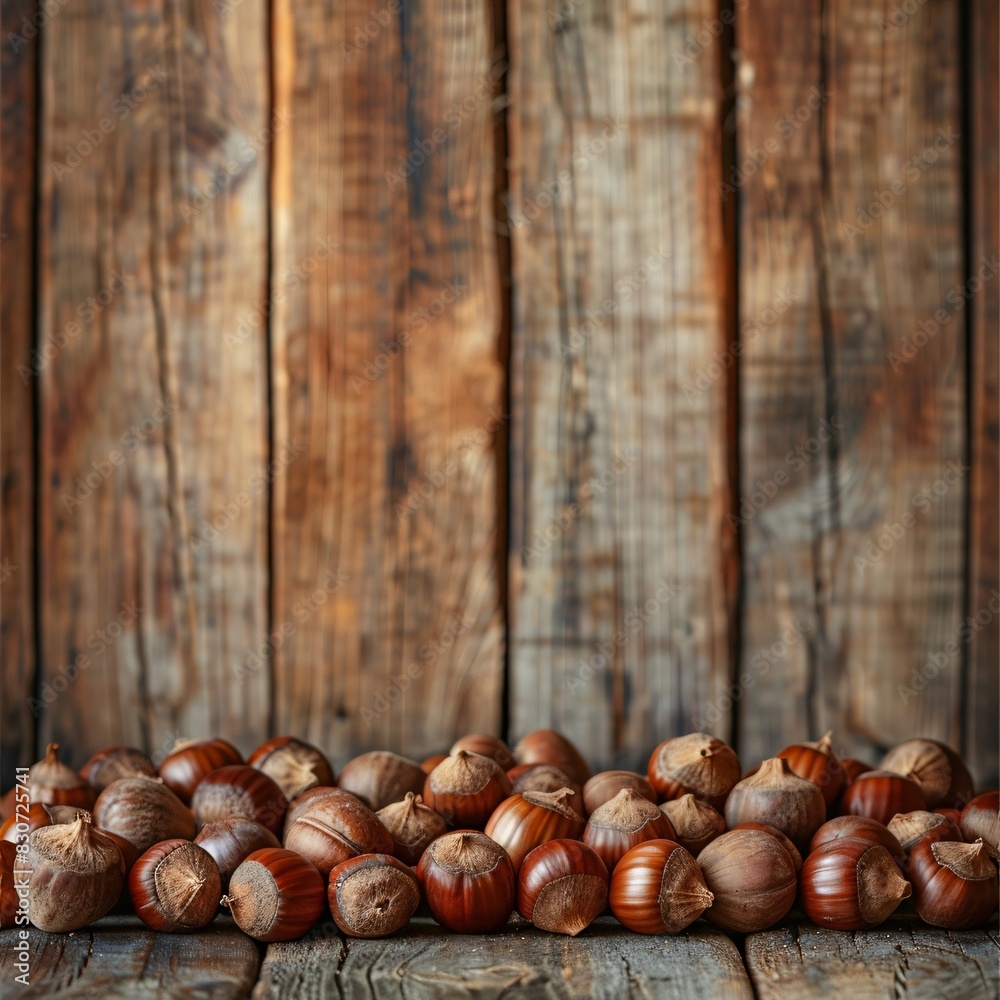 Obraz premium A Bounty of Freshly Harvested Walnuts