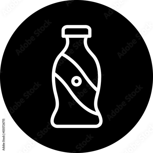 Vector Design Cola Bottle Icon Style
