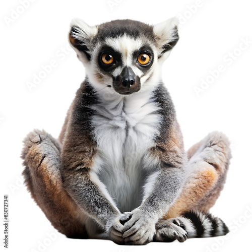 lemur on transparent background