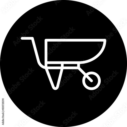 Vector Design Wheelbarrow Icon Style