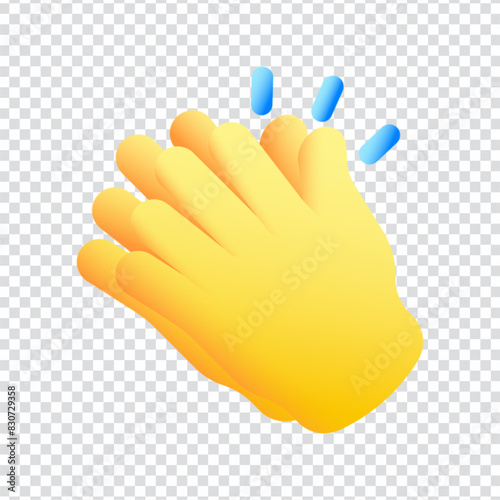 Clapping vector icon design in eps 10