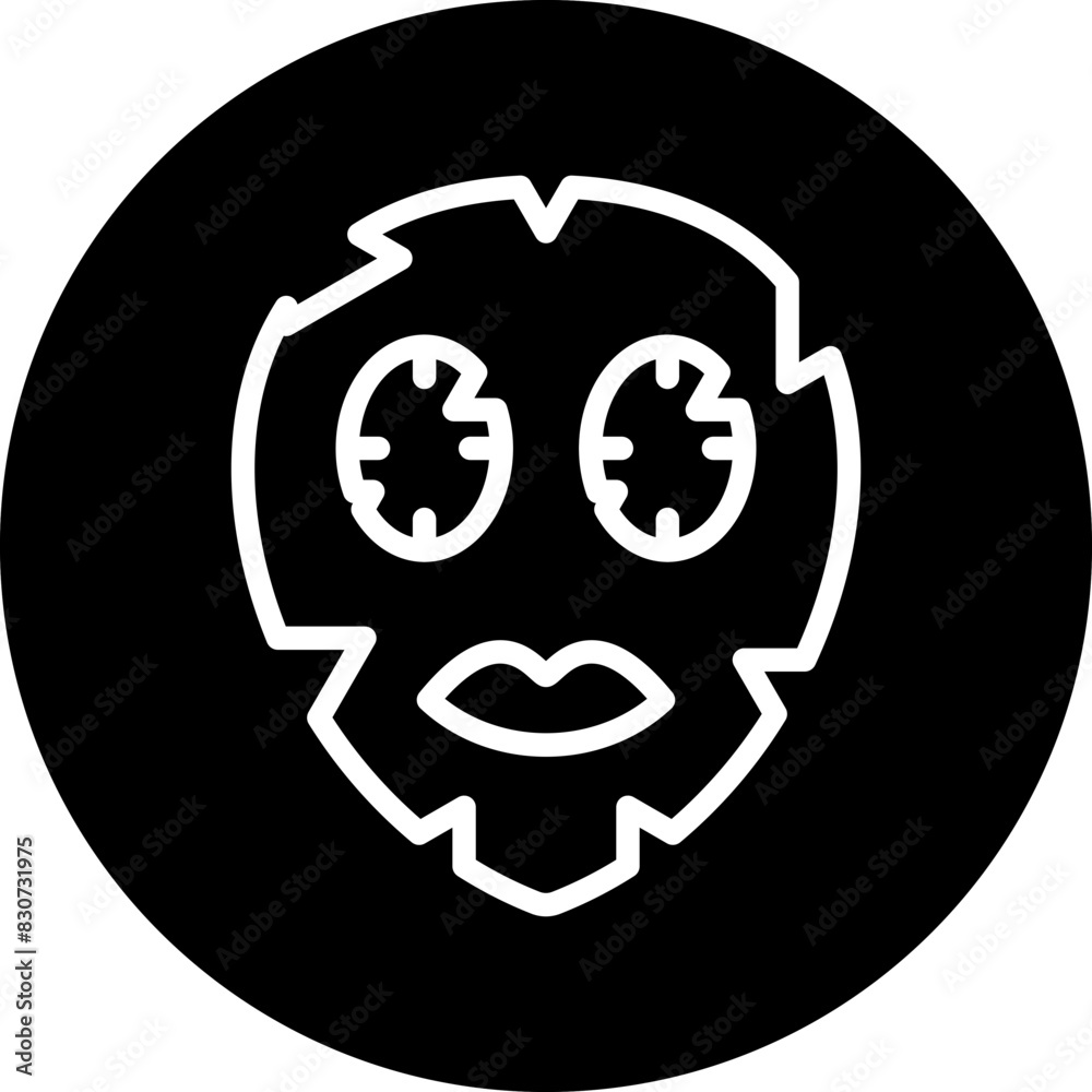Vector Design Face Mask Icon Style Vector Design Face Mask Icon Style