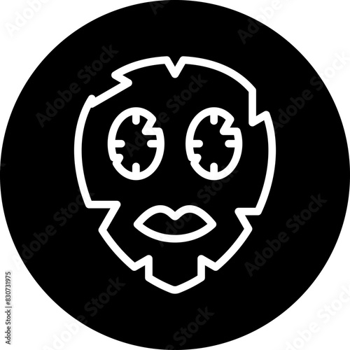 Vector Design Face Mask Icon Style