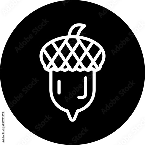 Vector Design Acorn Icon Style