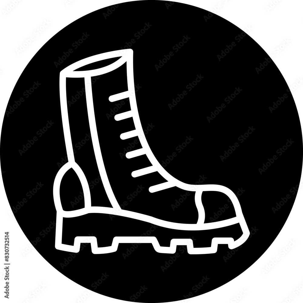Vector Design Autumn Boots Icon Style
