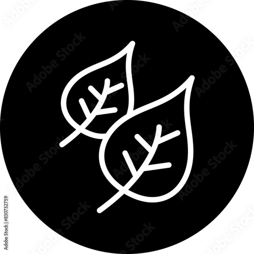 Vector Design Leaves Icon Style