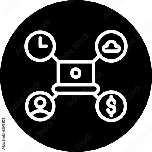 Vector Design Gig Economy Icon Style