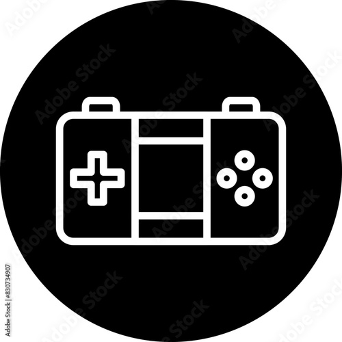 Vector Design Console Game Icon Style