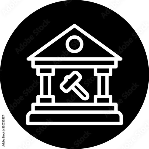 Vector Design Government Auction Icon Style