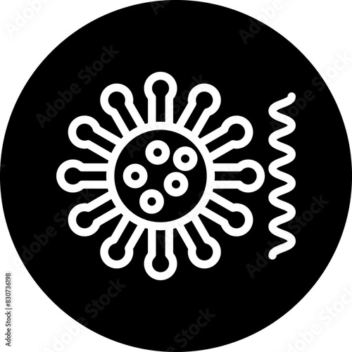 Vector Design Bacteria And Virus Icon Style