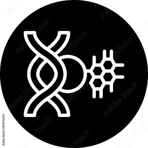 Vector Design Genetic Modification Icon Style