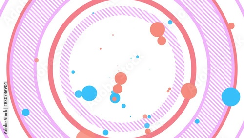 4K, pop, circle, blind, particles, effects, white