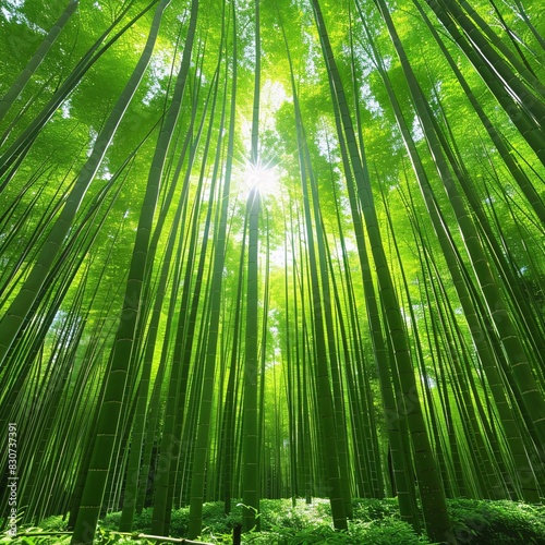 A Sunlit Bamboo Forest  A Nature Lovers  Paradise