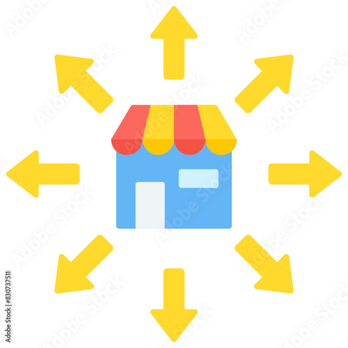 Retail Expansion Icon