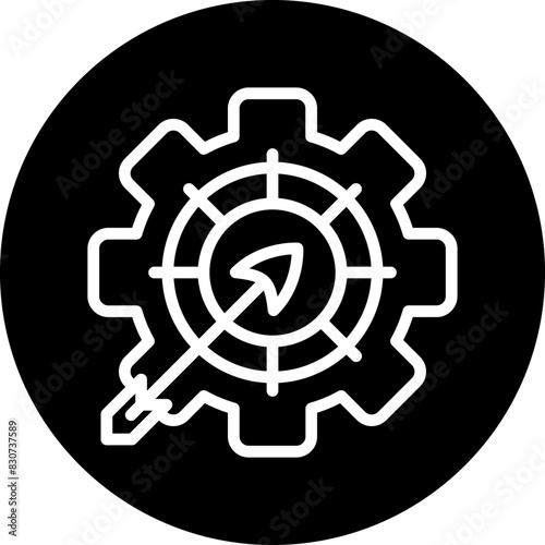 Vector Design Goals Management Icon Style