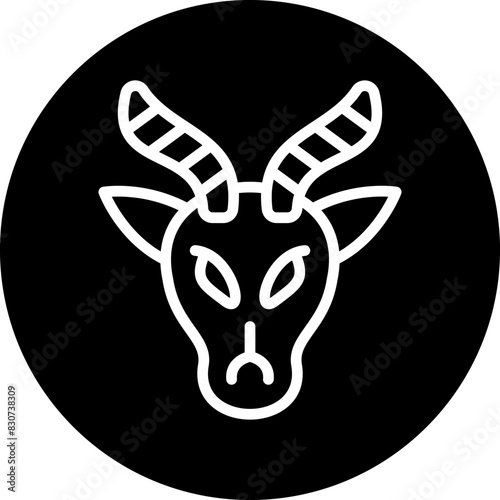 Vector Design Gazelle Icon Style