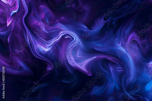 Dark blue and purple liquid swirls in the style of a phone wallpaper or phone background or phone screen background