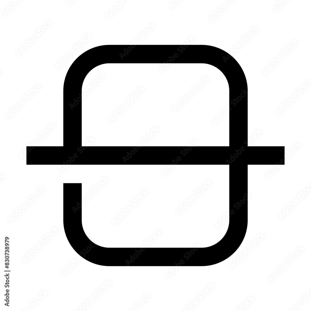 Scan one line bank and finance icon Scan one line bank and finance icon
