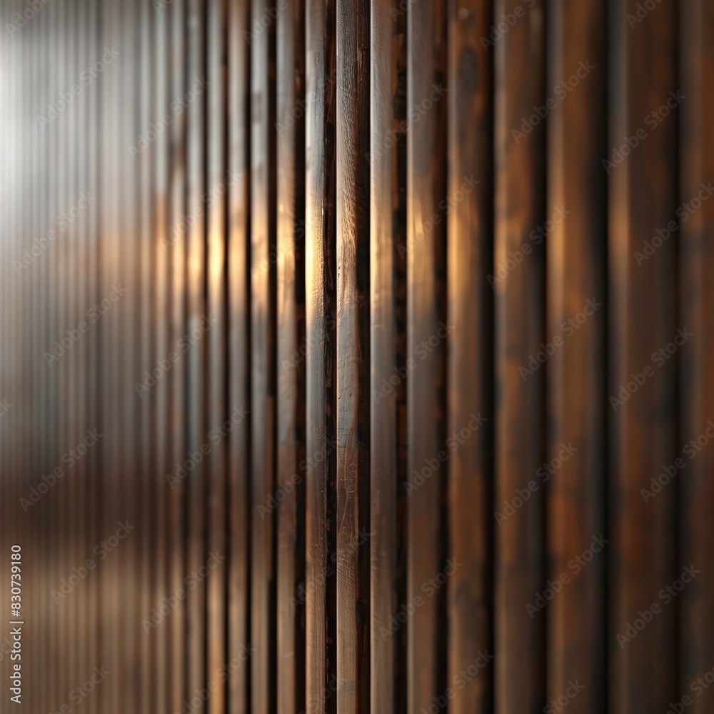 Modern Wall Art: Textured Wood Paneling