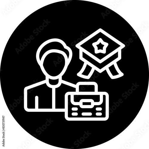 Vector Design Career Expert Icon Style