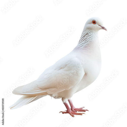 Dove side view full body isolate on transparency background PNG © KimlyPNG