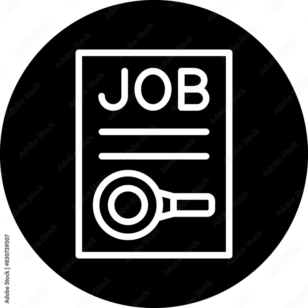 Vector Design Job Search Icon Style Vector Design Job Search Icon Style