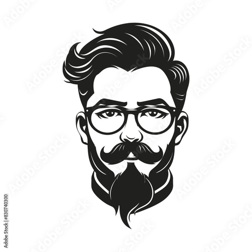 the barber with his long mustache and beard Free Download the barber with his long mustache and beard - GFXLoad