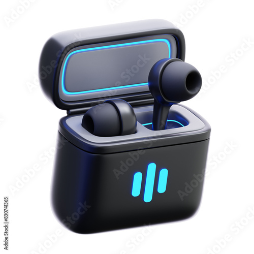earbuds 3D Illustration