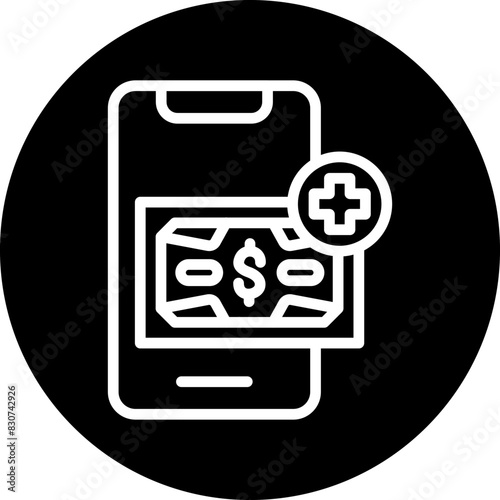 Prepaid Top Up Icon Style
