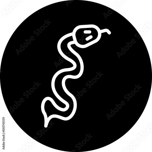 Snake Icon Style