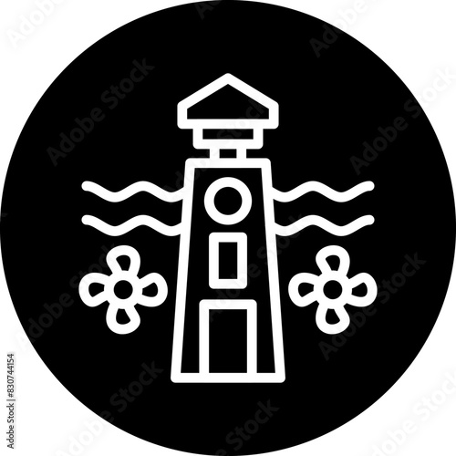 Tidal Power Icon Style