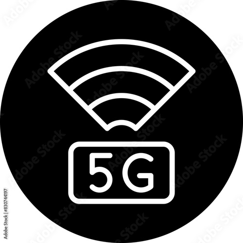 5G Network Icon Style