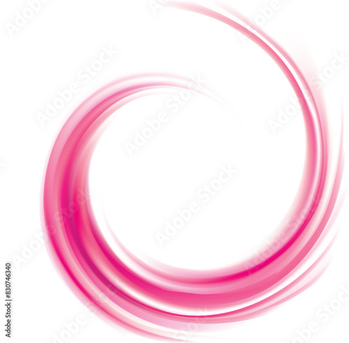 Abstract vector spiral background crimson colour