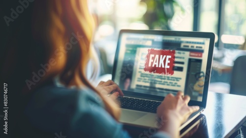 The fake news alert