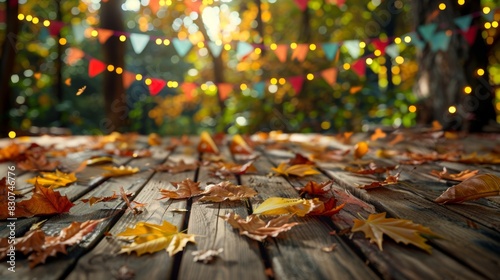 The festive autumn scene photo