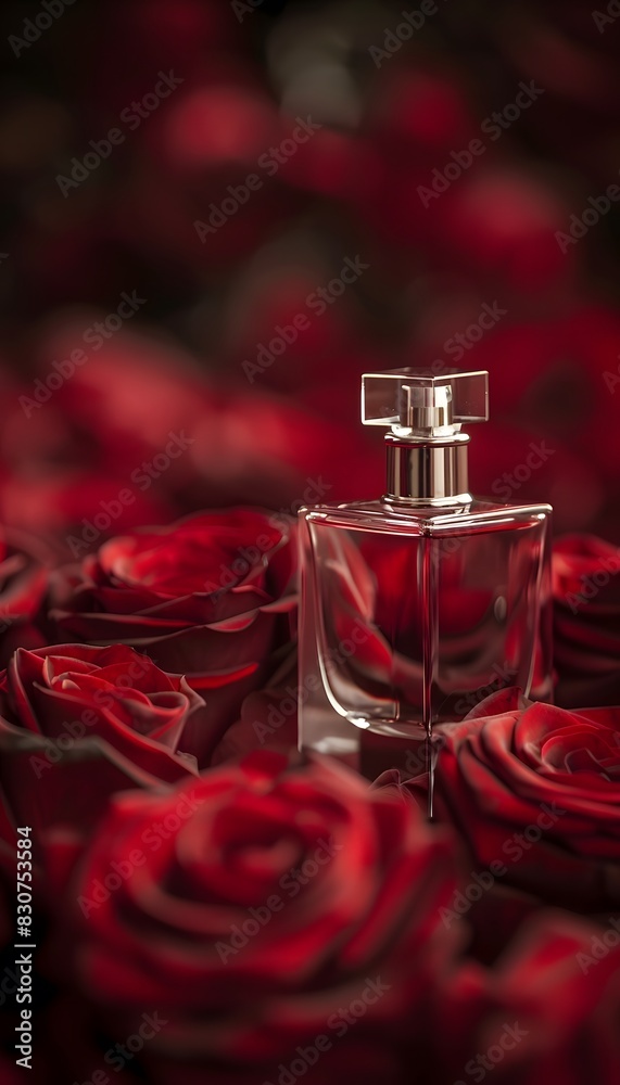 Fresh red roses with perfume. Fresh red roses with perfume.