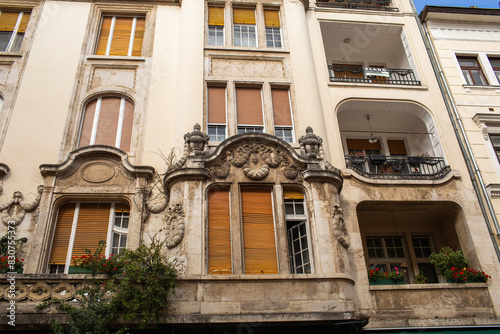 Photography Historic buildings in the streets of Budapest.Summer season,2023
