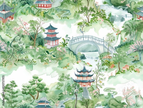 Beautiful seamless pattern