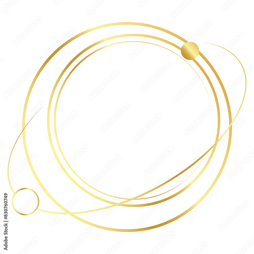 circle frame golden luxury circle frame golden luxury