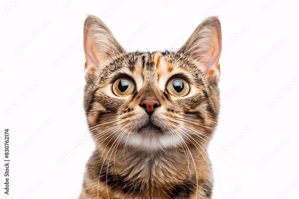 Mystified Cat Expressing Surprise or Disbelief