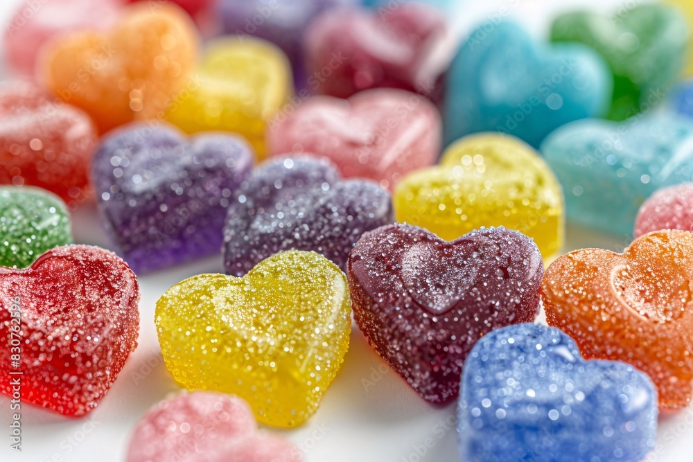 Vibrant Candy Display: A Rainbow of Delights Vibrant Candy Display: A Rainbow of Delights